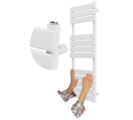 Vannitoa radiaator valge redel 120x50 cm radiaator modern Granitan Oslo