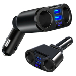 Autosse m&otilde;eldud USB-laadija / sigaretis&uuml;&uuml;taja pesa jagaja Verk Group, 13 x 9 x 3,5 cm