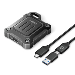 V&auml;lise k&otilde;vaketta adapter Orico XAM2 M.2 2230 USB-C 3.2 Tactical Reinforced Disk Bay - Black