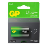 GP Ultra Plus Pile LR20 (D) aldoes 1,5 V 2 tk