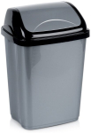 Plastikust pr&uuml;gikast - ORION - 10 l - Hall - 25,5x20,5x37,5 cm - Kallutatav kaas - Kompaktne - Vastupidav - Kerge