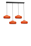 Opviq ripplamp 9030-6, oranž/must