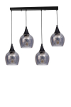 Opviq rippvalgusti 9064-6, must/hall