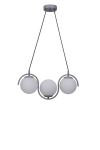 Opviq ripplamp 9011-5, hall/valge