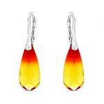 H&otilde;bedased k&otilde;rvar&otilde;ngad &bdquo;Rainbow Waterfall (Fireopal)&ldquo; Swarovski&reg; kristallidega