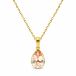 H&otilde;bedane ripats &bdquo;Crystal Drop (Honey)&ldquo; Preciosa&reg; kristallidega
