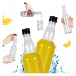 Klaasist "monopol" pudel 500ml korgiga