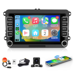 7'' Autoraadio Junsun VW Golf Tiguan Passat Touran Skoda GPS Carplay DAB+ Kaamera