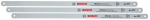 Bosch 300 mm reciprocating saw blade set (durable bi-metal blade for cutting metal/plastic/softwood/composite materials)