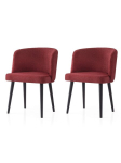 2-osaline s&ouml;&ouml;gitoolide komplekt Soft - 4109, must/punane, Tool, pehme - 4109 V2, 57x81x57 cm, p&ouml;&ouml;k