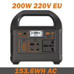 Gaiaray kaasaskantav laadimisjaam 200W, 153,6Wh LiFePO4, 220V
