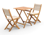 Puidust kokkupandavate v&auml;lim&ouml;&ouml;bli komplekt Soma Balcony Acacia Wood
