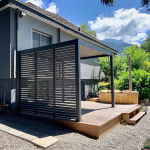 Rulood paviljonile Pergola Premium Anthracite, 123.5 cm