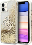 GUESS k&otilde;va&uuml;mbris iPhone 11 6.1 XR-le, kuldne 4G, suur vedel s&auml;delus