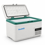 Autok&uuml;lmik StandHeiz 15L kompressoriga autok&uuml;lmik, -20 &deg;C kuni +20 &deg;C, 12 V/24 V/230 V, ECO-režiim, hall/roheline