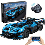CaDA ehitusklotsid: v&otilde;idus&otilde;iduauto, kaugjuhtimisega v&otilde;idus&otilde;iduauto Bluefire Specter, sportauto, 421 osa, RC, uniwersalny