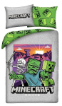 Laste voodipesukomplekt 140x200 MINECRAFT Steve Creeper mikrokiust