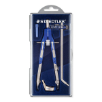 Staedtler mars comfort joonistuskompass, 552 02 ST, h&otilde;bedane/sinine