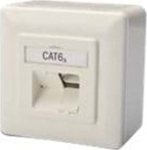 Goobay RJ45 CAT 6a v&otilde;rgupesa korpus, valge