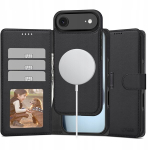 iPhone 17 Air musta magnetiline Wallet MagSafe telefoni&uuml;mbris