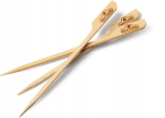 Vardad 15 cm bambusest puidust varrastele Napoleon - 48 tk.