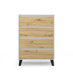 Kummut Mebelbos Borg 4s 70, 70x38,8x99,4 cm, pruun/liivakarva