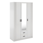 Kapp Mebelbos Kami 3d2s, 120x53,8x205,6 cm, valge