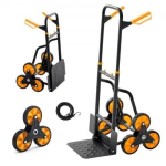 Treppk&auml;ru koormate veoks VEVOR, kokkupandav, 6 ratast, 200 kg