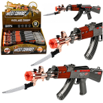 Interaktiivne laste AK-47 m&auml;ngup&uuml;ss Lean Toys 30416, 45 cm
