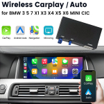 Juhtmevaba CarPlay Android Auto mooduli karp Junsun, sobib Bnw CIC 3/5/7 seeria F10 F11 X1/X3/X4/X5/X6 ja MiNi mudelitele