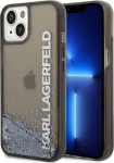 Karl Lagerfeld KLHCP14SLCKVK iPhone 14 6.1 must / must Liquid Glitter Elong &uuml;mbris