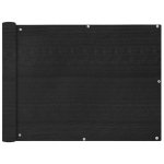 vidaXL r&otilde;dusirm HDPE, 90 x 400 cm, antratsiit