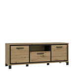 TV kapp Forte Trondheim 2D, pruun/must