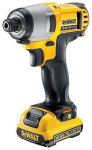 L&ouml;&ouml;kkruvikeeraja Dewalt 10,8V 2,0Ah XR 1/4" 107Nm - DCF815D2