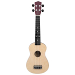 vidaXL sopran ukulele komplekt kotiga lastele hele puit 23"