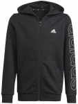 Poiste džemper Adidas B Lin Fz Hoodie, must