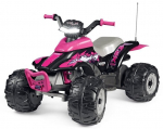 Laste elektriline maastikuauto Peg Perego Corral T-Rex 330W Pink 12V, roosa