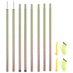 vidaXL p&auml;ikesevarju post, 2 tk, 200cm, teras, kuldne, Auksas