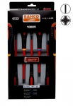 Elektriku kruvikeerajate komplekt Ergo&trade; slim 5 osa - PZ1/2; SL3,0/4,0/5,5 - 1000V VDE
