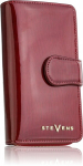 Suur naiste rahakott STEVENS punane RFID kaitsega