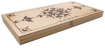 Puidust backgammon, keskmine, 50x25 cm, -