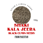 Must k&ouml;&ouml;mne seemned (India mustad k&ouml;&ouml;mned), Black Cumin Seeds (Shahi Kala Jeera), 150g