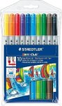 Viltpliiatsid 10v 2-otsaga Noris Club, Staedtler /10