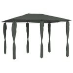 vidaXL lehtla postikatetega 3x4x2,6 m, antratsiithall 160 g/m&sup2;