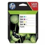 HP 364 4-pack Black/Cyan/Magenta/Yellowk N9J73AE