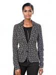 Naiste jakk Alba Moda 833-1747, must, 40
