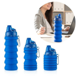 Kokkupandav spordipudel silikoon 500ml