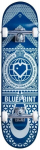 Blueprint Home Heart Complete rula, sinine / valge