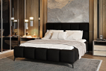 Voodi NORE Mist, 160x200 cm, must