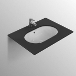 Keraamiline kraanikauss Ideal Standard Connect Oval, 55 x 38 cm, altpoolt paigaldatav, valge E504801